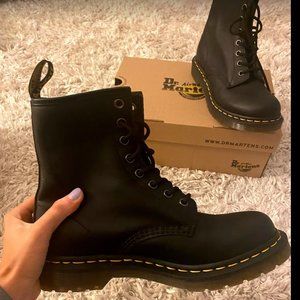 black doc martens! Worn once since purchasing